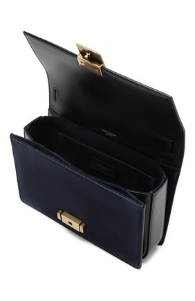 Женская сумка bellechasse medium SAINT LAURENT темно-синяя цвета, арт. 482044/D423W купить в ЦУМ | Фото №4 Сумка Bellechasse medium Saint Laurent темно-синяя цвета | Фото №4