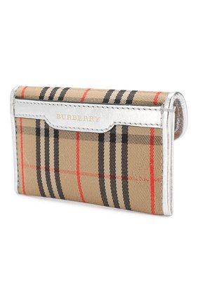 Женский футляр для кредитных карт BURBERRY бежевого цвета по цене 17500 руб., арт. 8008207 | Фото 2 Женский футляр для кредитных карт BURBERRY бежевого цвета, арт. 8008207 | Фото 2