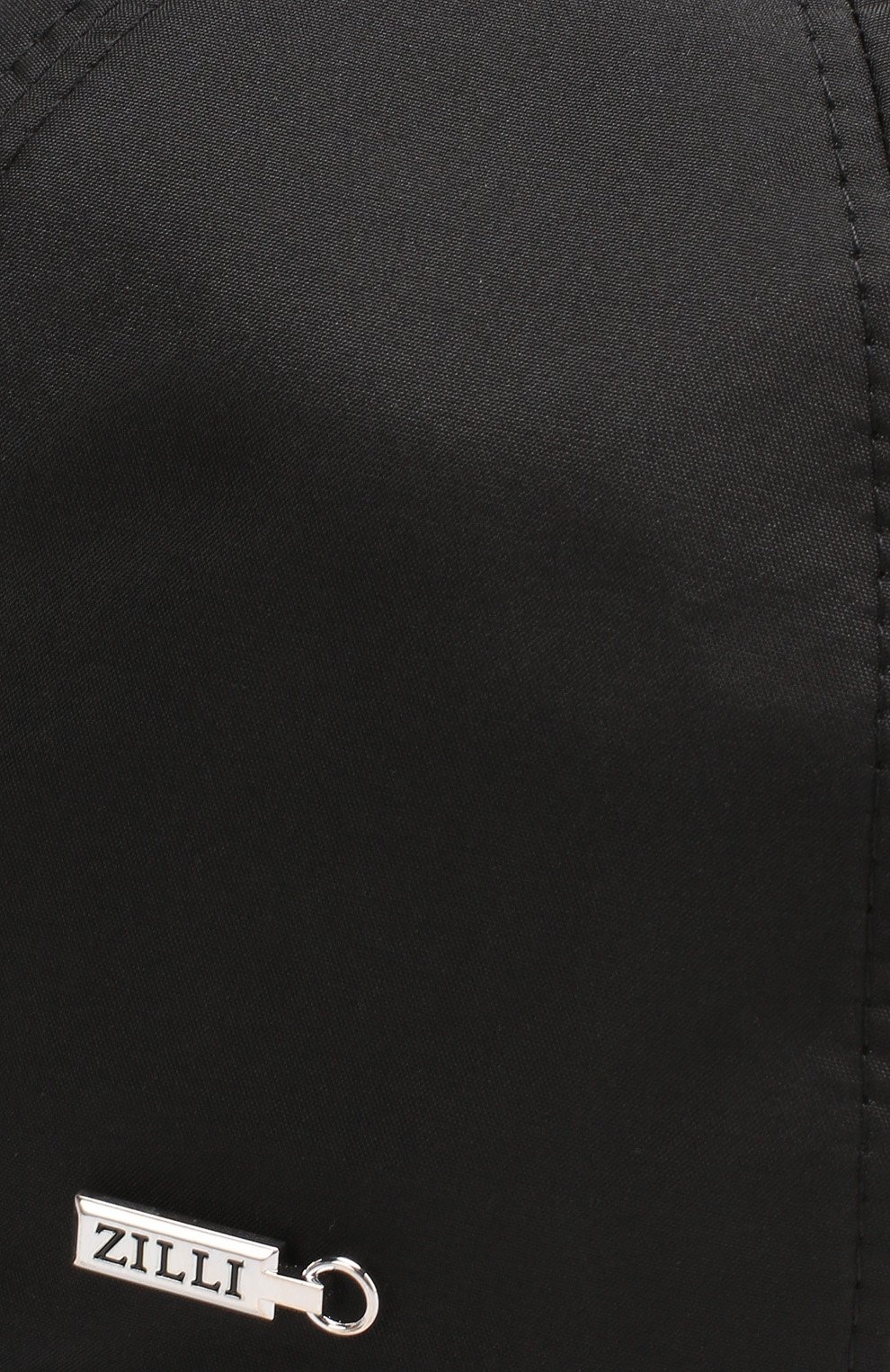 Мужской шелковая бейсболка с кожаной отделкой ZILLI черного цвета, арт. HM0CAP-J0023/0005 | Фото 3 (Материал: Текстиль, Шелк; Статус проверки: Проверено, Проверена категория)