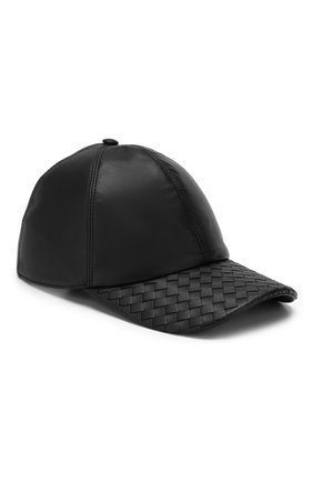 Мужской кожаная бейсболка BOTTEGA VENETA черного цвета по цене 52150 руб., арт. 521538/4V518 | Фото 1 Мужской кожаная бейсболка BOTTEGA VENETA черного цвета, арт. 521538/4V518 | Фото 1