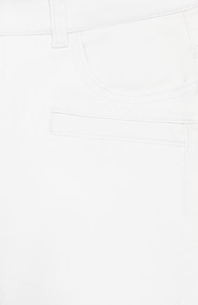 Детские джинсы прямого кроя BALMAIN белого цвета, арт. 6K6090/KD940/4-10 | Фото 3 (Материал внешний: Хлопок; Статус проверки: Проверено, Проверена категория)