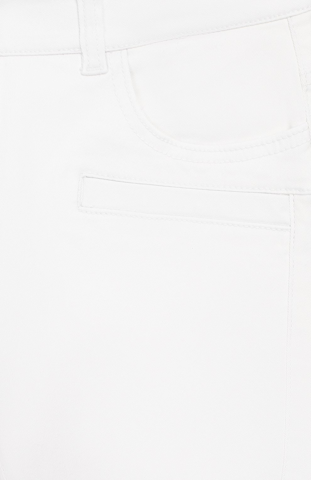 Детские джинсы прямого кроя BALMAIN белого цвета, арт. 6K6090/KD940/12-16 | Фото 3 (Материал внешний: Хлопок; Статус проверки: Проверено, Проверена категория; Ростовка одежда: 12 лет | 152 см, 13 - 15 лет | 158 см)