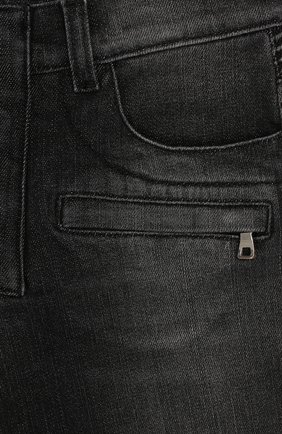 Детские джинсы с декоративными потертостями BALMAIN черного цвета, арт. 6K6570/KD860/4-10 | Фото 3 (Материал внешний: Хлопок; Статус проверки: Проверена категория)