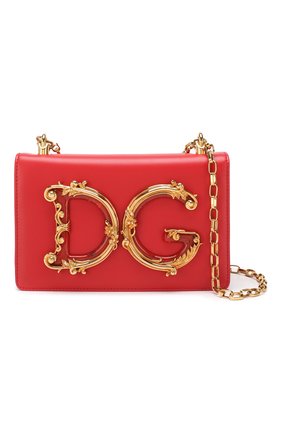 Женская сумка dg girls DOLCE & GABBANA красная цвета, арт. BB6498/AZ801 купить в ЦУМ | Фото №5 Сумка DG Girls Dolce & Gabbana красная цвета | Фото №5