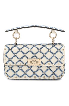Женская сумка valentino garavani rockstud spike small VALENTINO кремовая цвета, арт. RW2B0123/TYU купить в ЦУМ | Фото №1 Сумка Valentino Garavani Rockstud Spike small Valentino кремовая цвета | Фото №1