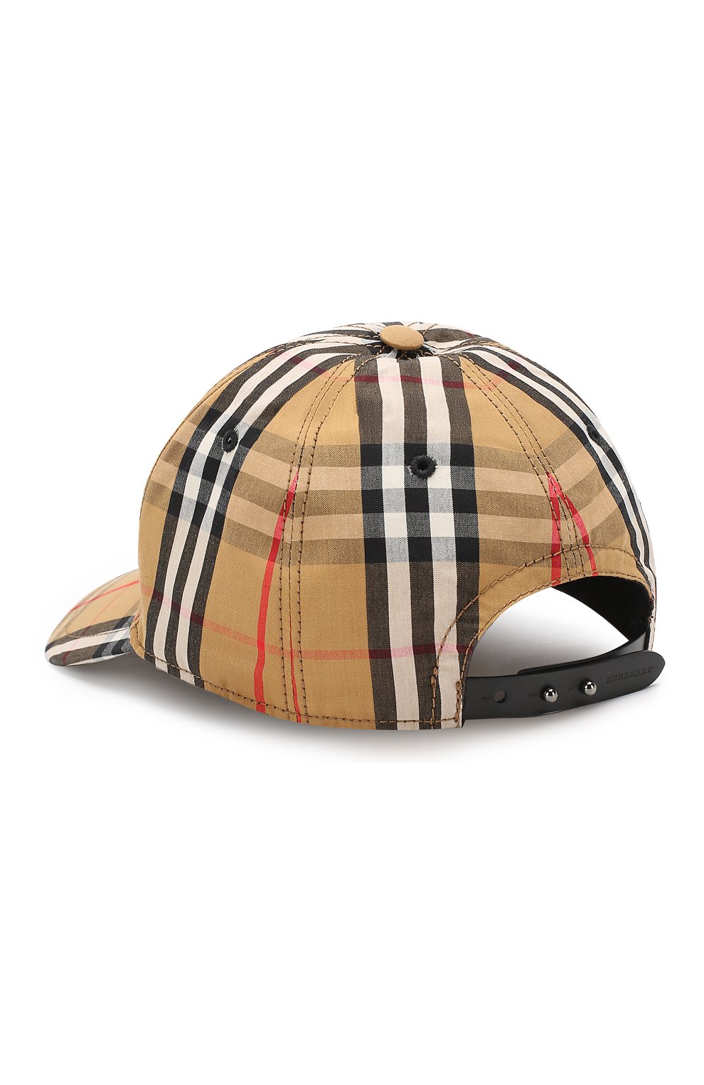 Женская хлопковая бейсболка BURBERRY бежевого цвета по цене 21200 руб., арт. 8006119 | Фото 2 Женская хлопковая бейсболка BURBERRY бежевого цвета, арт. 8006119 | Фото 2