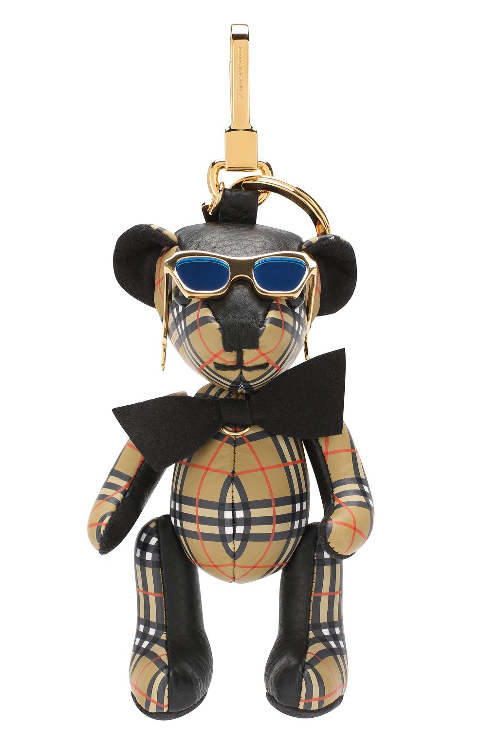 Брелок Thomas Bear Burberry бежевый | Фото №1
