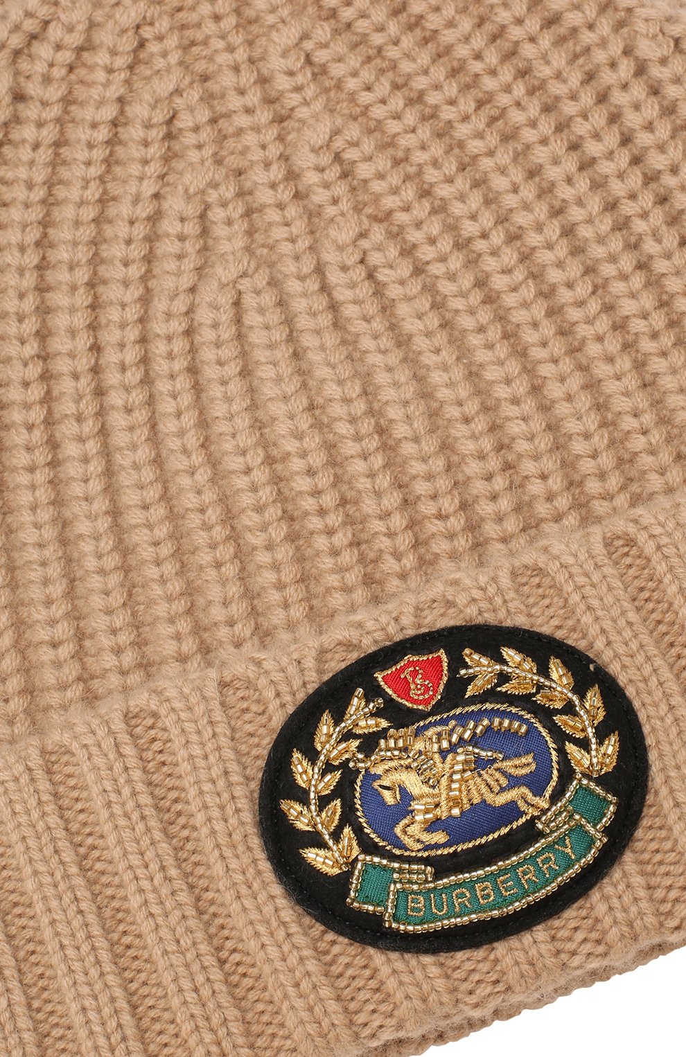 Шапка из смеси шерсти и кашемира Burberry, бежевого цвета, арт. 8007194 в ЦУМ | Фото №3 Шапка из смеси шерсти и кашемира Burberry бежевого цвета | Фото №3