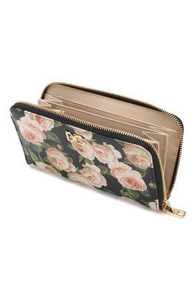 Кожаное портмоне Dolce & Gabbana, черного цвета, арт. BI0473/AZ720 в ЦУМ | Фото №3 Кожаное портмоне Dolce & Gabbana черного цвета | Фото №3