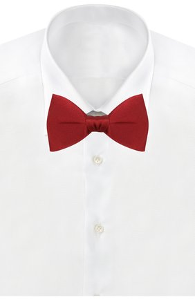 Мужской шелковый галстук-бабочка LANVIN бордового цвета по цене 9770 руб., арт. 1282/B0W TIE | Фото 2 Мужской шелковый галстук-бабочка LANVIN бордового цвета, арт. 1282/B0W TIE | Фото 2