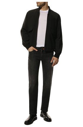 Мужские джинсы KITON черного цвета по цене 88400 руб., арт. UPNJS1/J07R53 | Фото 2 Мужские джинсы KITON черного цвета, арт. UPNJS1/J07R53 | Фото 2 (Материал внешний: Хлопок; Статус проверки: Проверено, Проверена категория; Силуэт М (брюки): Прямые; Кросс-КТ: Деним)