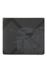 Мужской портмоне BURBERRY серого цвета, арт. 8006075 | Фото 1 (Материал: Текстиль, Пластик, Синтетический материал)