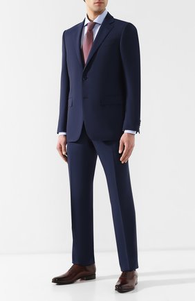Мужские кожаные оксфорды SANTONI коричневого цвета по цене 44500 руб., арт. MCKE14285JJ1I0BRS38 | Фото 2 Мужские кожаные оксфорды SANTONI коричневого цвета, арт. MCKE14285JJ1I0BRS38 | Фото 2