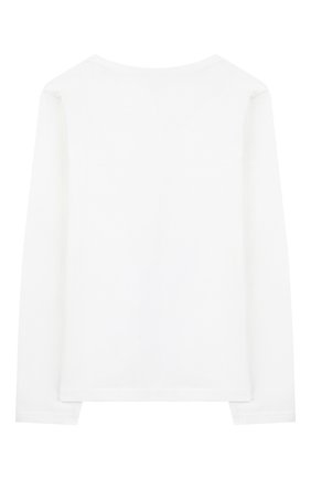 Детская хлопковый лонгслив ACNE STUDIOS белого цвета по цене 4230 руб., арт. 2NI173 | Фото 2 Детская хлопковый лонгслив ACNE STUDIOS белого цвета, арт. 2NI173 | Фото 2