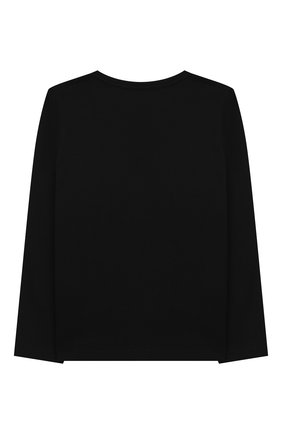 Детская хлопковый лонгслив ACNE STUDIOS черного цвета по цене 4230 руб., арт. 2NI173 | Фото 2 Детская хлопковый лонгслив ACNE STUDIOS черного цвета, арт. 2NI173 | Фото 2