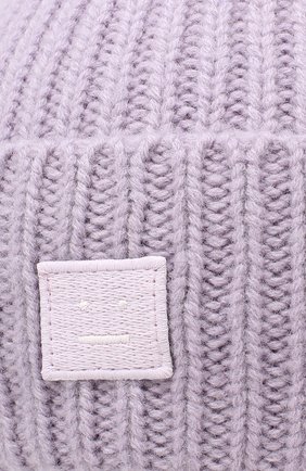 Шерстяная шапка Acne Studios фиолетового цвета, арт. D40001 в ЦУМ | Фото №3 Шерстяная шапка Acne Studios фиолетового цвета | Фото №3