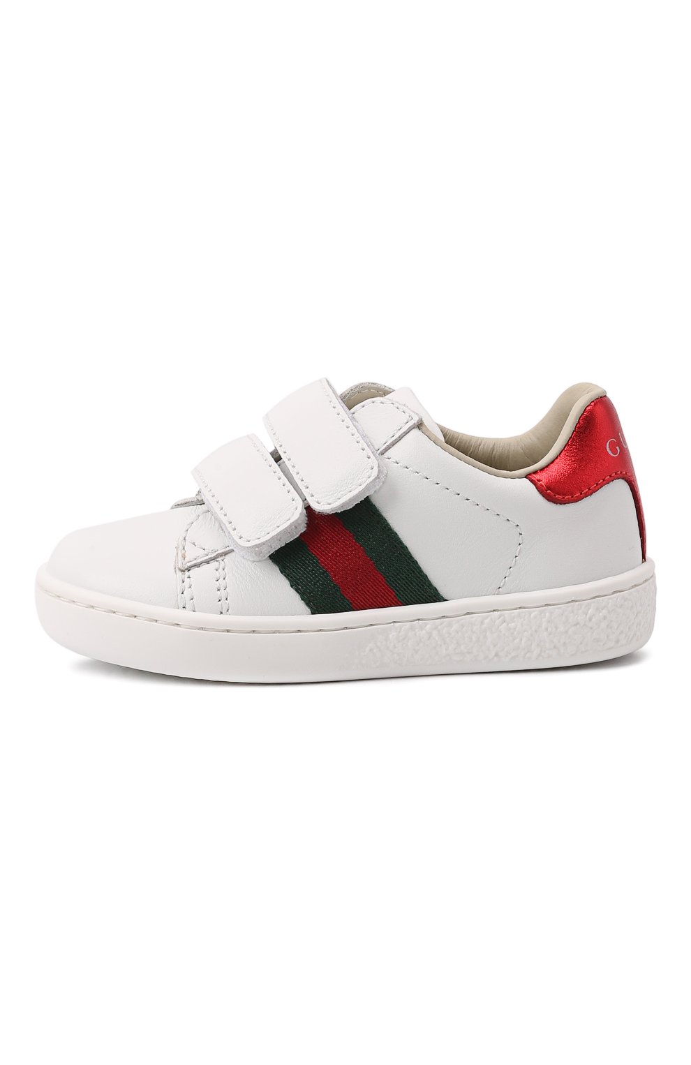 Мужского кожаные кеды GUCCI белого цвета по цене 29950 руб., арт. 455447/CPWP0 | Фото 2 Мужского кожаные кеды GUCCI белого цвета, арт. 455447/CPWP0 | Фото 2 (Мальчики Кросс-КТ: Обувь-низкие; Региональные ограничения белый список (Axapta Mercury): RU; Кросс-КТ: велькро; Статус проверки: Проверено, Проверена категория; Мальчики-школьная форма: Спортивная обувь)