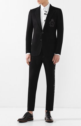 Мужской пиджак из вискозы DOLCE & GABBANA черного цвета по цене 179500 руб., арт. G2MR5Z/FUGI2 | Фото 2 Мужской пиджак из вискозы DOLCE & GABBANA черного цвета, арт. G2MR5Z/FUGI2 | Фото 2