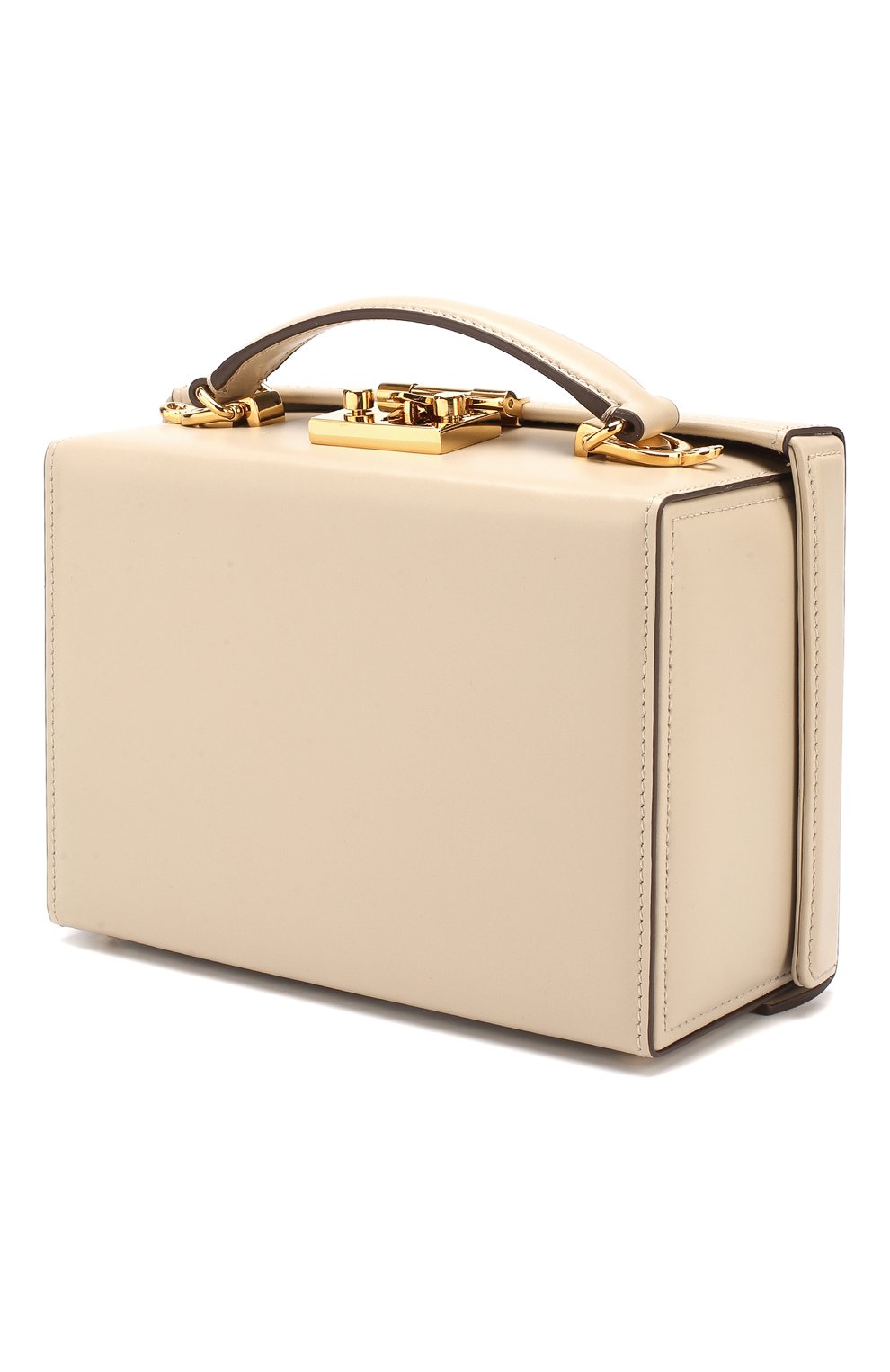 Женская сумка grace small box MARK CROSS бежевая цвета, арт. W108153G купить в ЦУМ | Фото №3 Сумка Grace Small Box Mark Cross бежевая цвета | Фото №3