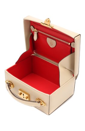 Женская сумка grace small box MARK CROSS бежевая цвета, арт. W108153G купить в ЦУМ | Фото №4 Сумка Grace Small Box Mark Cross бежевая цвета | Фото №4