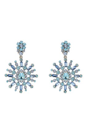 Серьги-клипсы с отделкой кристаллами Swarovski | Фото №1 Серьги-клипсы с отделкой кристаллами Swarovski | Фото №1