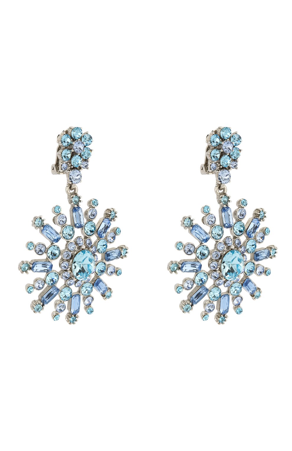 Серьги-клипсы с отделкой кристаллами Swarovski | Фото №3 Серьги-клипсы с отделкой кристаллами Swarovski | Фото №3