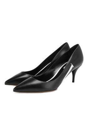 Кожаные туфли Valentino Garavani VLTN | Фото №1 Кожаные туфли Valentino Garavani VLTN | Фото №1