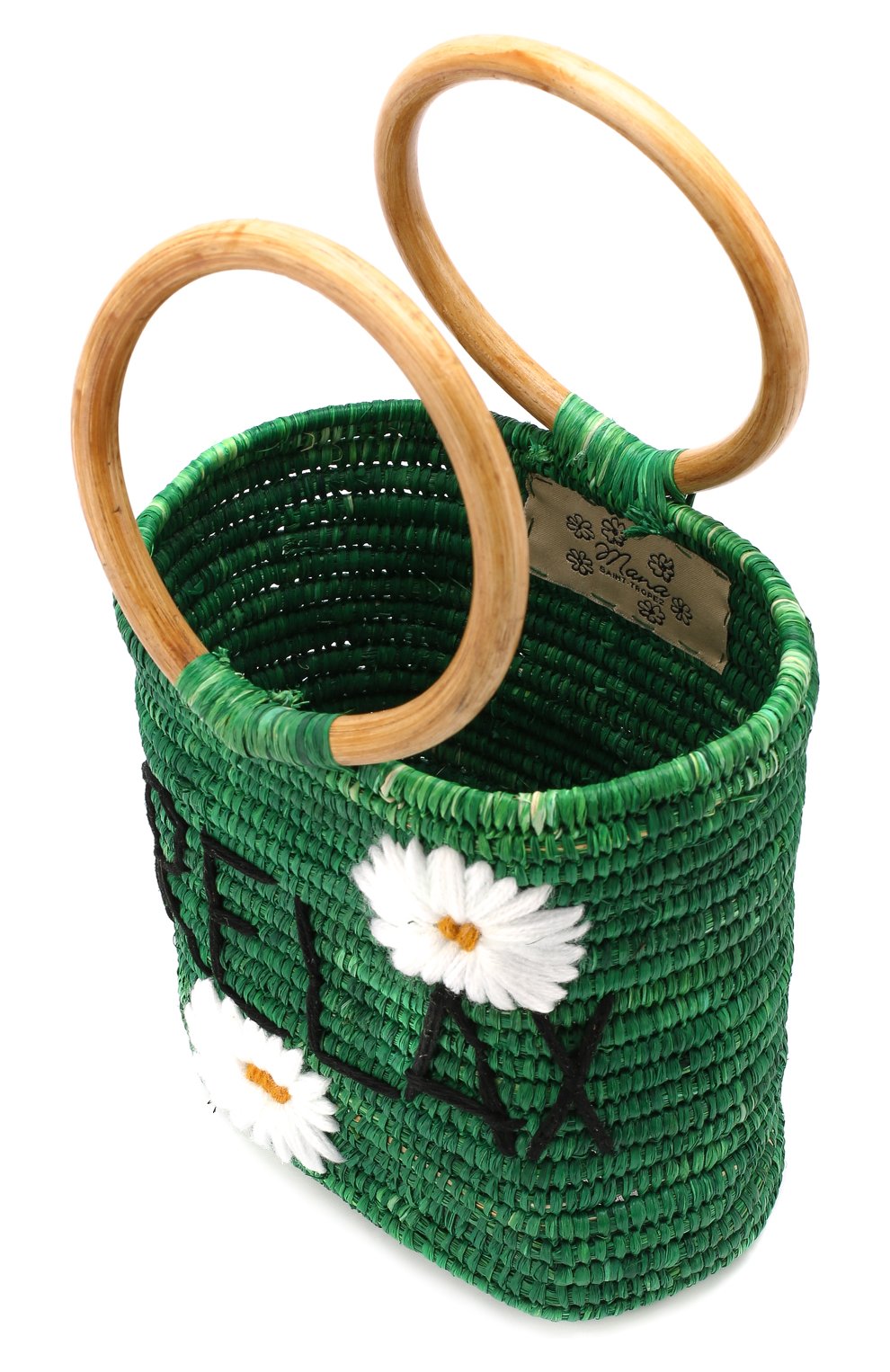 Женская сумка из рафии MANA SAINT TROPEZ зеленого цвета по цене 16050 руб., арт. GREEN S0 BAG | Фото 4 Женская сумка из рафии MANA SAINT TROPEZ зеленого цвета, арт. GREEN S0 BAG | Фото 4 (Материал: Растительное волокно; Размер: mini; Статус проверки: Проверена категория)