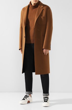 Мужские кожаные кеды tiziano ZEGNA COUTURE белого цвета по цене 63600 руб., арт. A4005X-SWY | Фото 2 Мужские кожаные кеды tiziano ZEGNA COUTURE белого цвета, арт. A4005X-SWY | Фото 2
