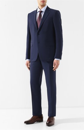 Мужская хлопковая рубашка CORNELIANI голубого цвета по цене 25100 руб., арт. 83P100-9111264/00 | Фото 2 Мужская хлопковая рубашка CORNELIANI голубого цвета, арт. 83P100-9111264/00 | Фото 2 (Рукава: Длинные; Длина (для топов): Стандартные; Материал внешний: Хлопок; Статус проверки: Проверено, Проверена категория; Случай: Формальный; Воротник: Акула; Принт: Однотонные; Манжеты: На пуговицах)