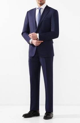 Мужской шерстяной костюм CORNELIANI синего цвета по цене 135000 руб., арт. 837315-9117087/92 Q1 | Фото 1 Мужской шерстяной костюм CORNELIANI синего цвета, арт. 837315-9117087/92 Q1 | Фото 1