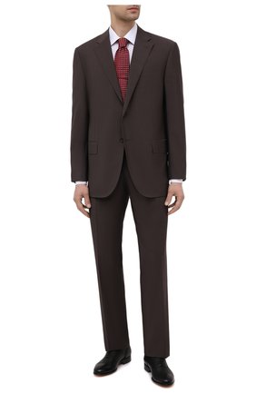 Мужской шерстяной костюм CORNELIANI темно-коричневого цвета по цене 164000 руб., арт. 837268-9114135/92 Q1 | Фото 1 Мужской шерстяной костюм CORNELIANI темно-коричневого цвета, арт. 837268-9114135/92 Q1 | Фото 1