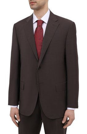 Мужской шерстяной костюм CORNELIANI темно-коричневого цвета по цене 164000 руб., арт. 837268-9114135/92 Q1 | Фото 2 Мужской шерстяной костюм CORNELIANI темно-коричневого цвета, арт. 837268-9114135/92 Q1 | Фото 2