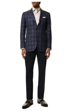 Мужские кожаные лоферы TOM FORD темно-серого цвета по цене 166000 руб., арт. J1183T-BET | Фото 2 Мужские кожаные лоферы TOM FORD темно-серого цвета, арт. J1183T-BET | Фото 2 (Статус проверки: Проверена категория, Проверено; Стили: Классический; Материал внутренний: Натуральная кожа; Материал внешний: Кожа)