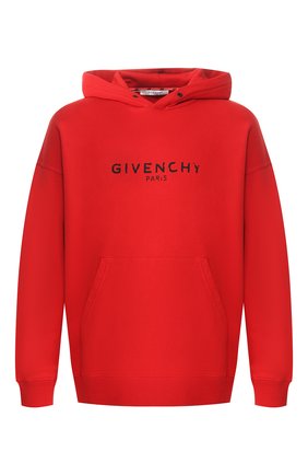 Мужской хлопковое худи GIVENCHY красного цвета по цене 54950 руб., арт. BM700R30AF | Фото 1 Мужской хлопковое худи GIVENCHY красного цвета, арт. BM700R30AF | Фото 1