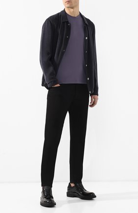 Мужская футболка из вискозы GIORGIO ARMANI фиолетового цвета по цене 0 руб., арт. 8NST52/SJP4Z | Фото 2 Мужская футболка из вискозы GIORGIO ARMANI фиолетового цвета, арт. 8NST52/SJP4Z | Фото 2 (Мужское Кросс-КТ: Футболка-одежда; Рукава: Короткие; Материал внешний: Вискоза; Длина (для топов): Стандартные; Принт: Без принта; Стили: Кэжуэл)
