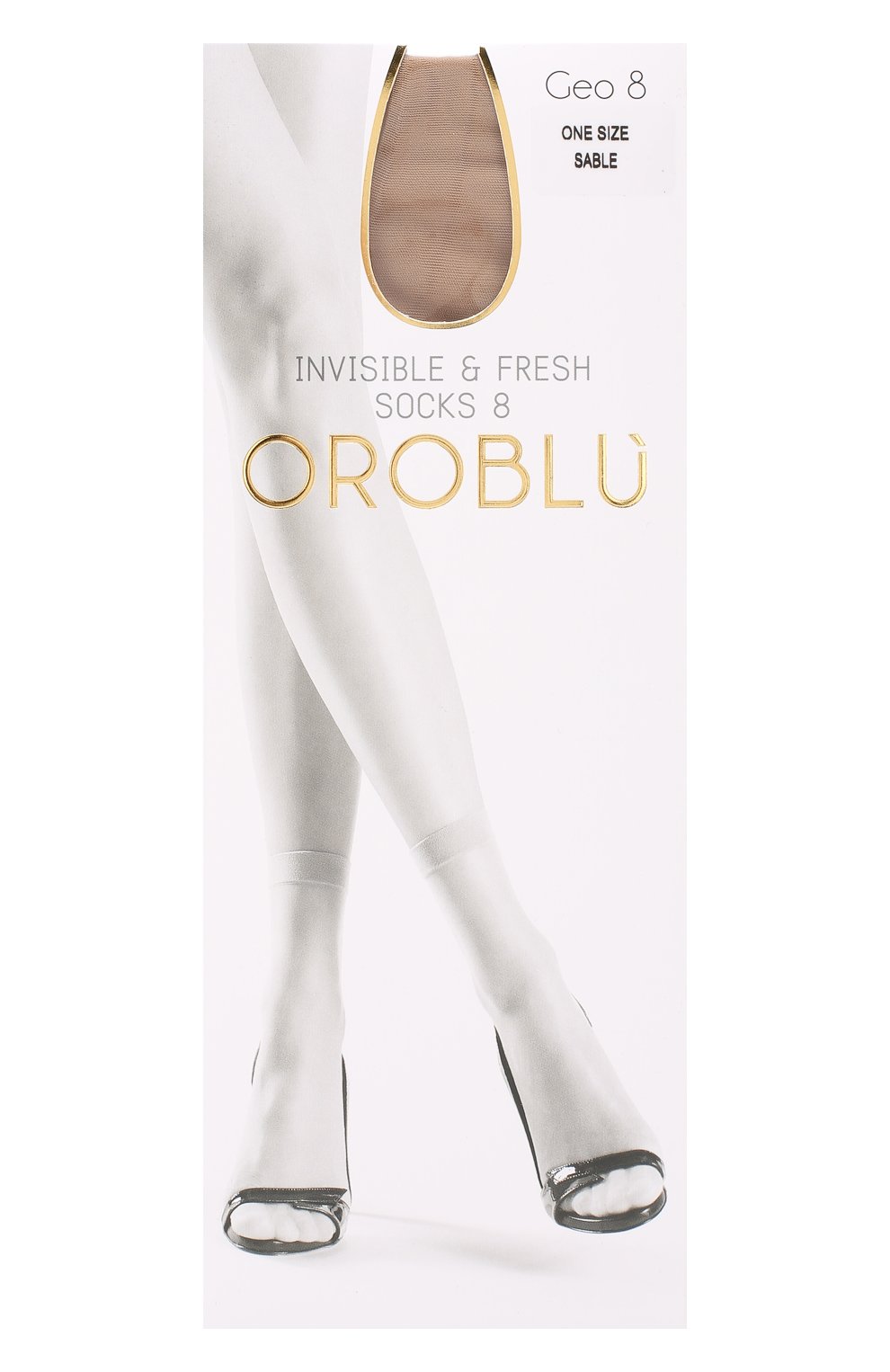Женские капроновые носки OROBLU бежевого цвета, арт. V0BC01385 | Фото 1
