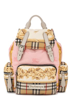 Женский бежевый рюкзак rucksack Burberry, арт. 4078769 купить в ЦУМ | Фото №1 Рюкзак Rucksack Burberry бежевый | Фото №1