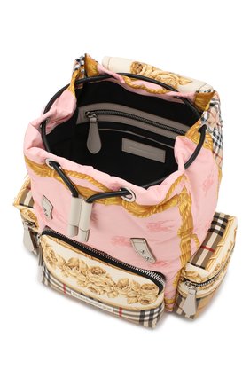 Женский бежевый рюкзак rucksack Burberry, арт. 4078769 купить в ЦУМ | Фото №4 Рюкзак Rucksack Burberry бежевый | Фото №4