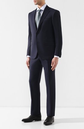 Мужская хлопковая сорочка CORNELIANI голубого цвета по цене 21500 руб., арт. 83P100-9111294/00 | Фото 2 Мужская хлопковая сорочка CORNELIANI голубого цвета, арт. 83P100-9111294/00 | Фото 2 (Рукава: Длинные; Материал внешний: Хлопок; Длина (для топов): Стандартные; Статус проверки: Проверено, Проверена категория; Случай: Формальный; Воротник: Кент; Манжеты: На пуговицах; Принт: Однотонные)