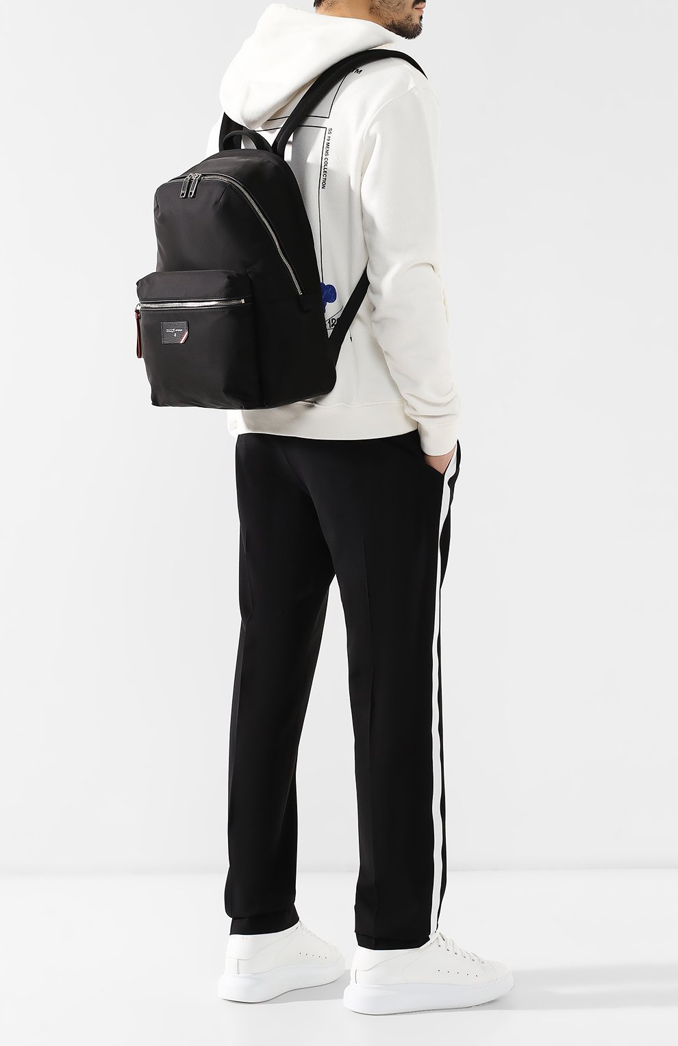 Мужской текстильный рюкзак explore BALLY черного цвета по цене 52500 руб., арт. FEREY/00 | Фото 2 Мужской текстильный рюкзак explore BALLY черного цвета, арт. FEREY/00 | Фото 2