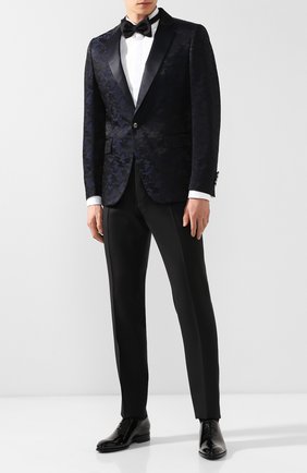 Мужские лаковые оксфорды SANTONI черного цвета по цене 45950 руб., арт. MCCR11732JC6IVERN01 | Фото 2 Мужские лаковые оксфорды SANTONI черного цвета, арт. MCCR11732JC6IVERN01 | Фото 2