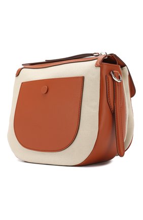 Женская сумка double t TOD’S бежевая цвета, арт. XBWD0TST100KNR купить в ЦУМ | Фото №3 Сумка Double T Tod’s бежевая цвета | Фото №3