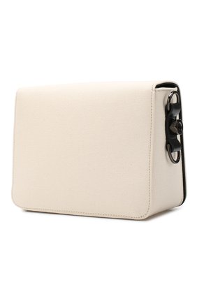 Женская сумка sculpture binder clip OFF-WHITE бежевая цвета, арт. 0WNA011R19B640854810 купить в ЦУМ | Фото №3 Сумка Sculpture Binder Clip Off-White бежевая цвета | Фото №3