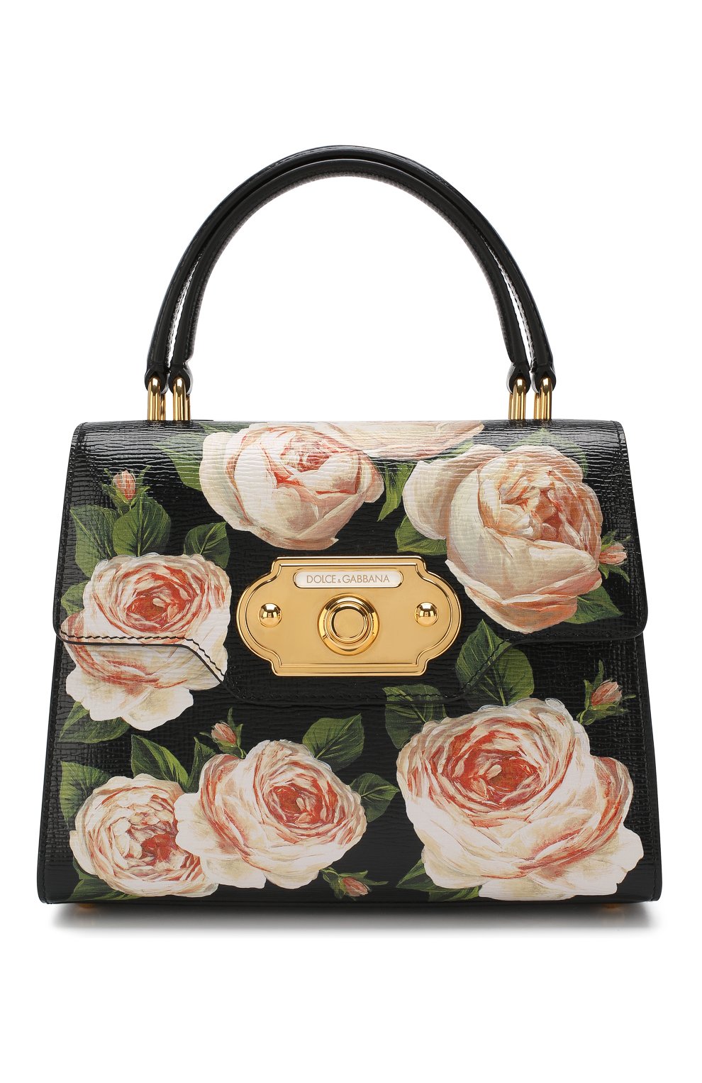 Сумка Welcome medium Dolce & Gabbana черная цвета | Фото №1