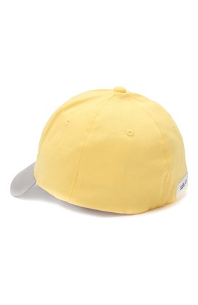 Хлопковая бейсболка Golden Goose Deluxe Brand, желтого цвета, арт. G34WA093.D1 в ЦУМ | Фото №2 Хлопковая бейсболка Golden Goose Deluxe Brand желтого цвета | Фото №2