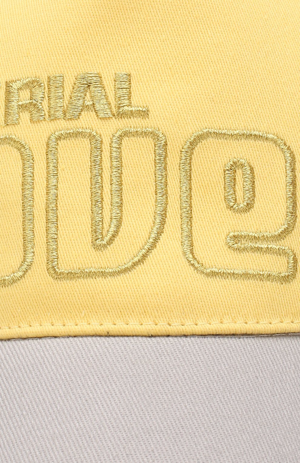 Хлопковая бейсболка Golden Goose Deluxe Brand, желтого цвета, арт. G34WA093.D1 в ЦУМ | Фото №3 Хлопковая бейсболка Golden Goose Deluxe Brand желтого цвета | Фото №3