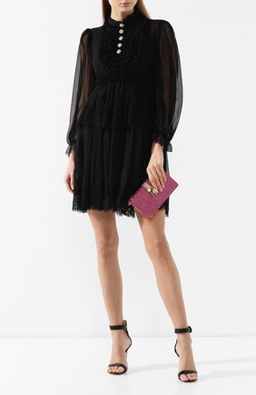 Клатч Dolce Box Dolce & Gabbana, фуксия цвета, арт. BB6246/AK040 в ЦУМ | Фото №2 Клатч Dolce Box Dolce & Gabbana фуксия цвета | Фото №2
