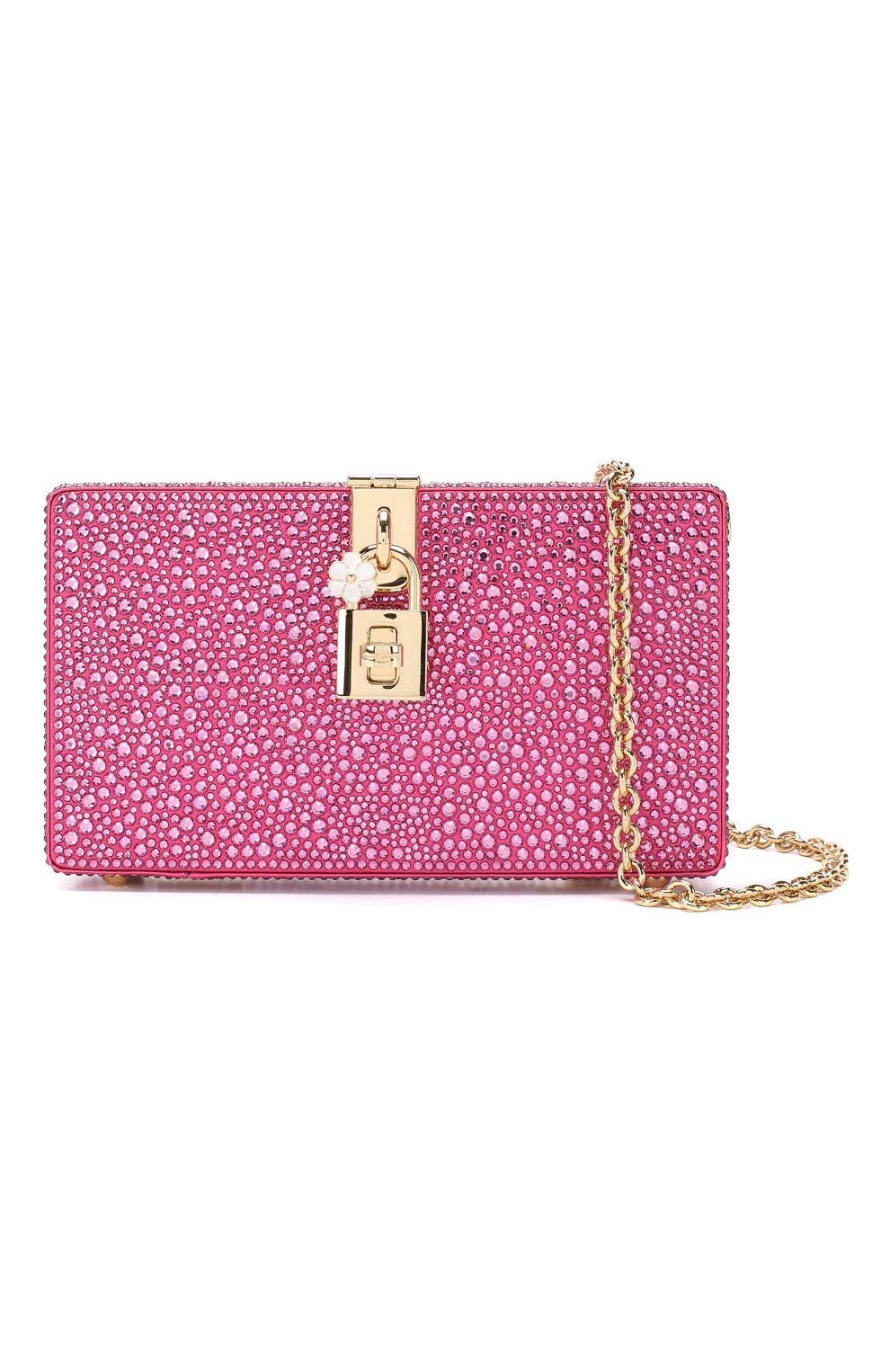 Клатч Dolce Box Dolce & Gabbana, фуксия цвета, арт. BB6246/AK040 в ЦУМ | Фото №6 Клатч Dolce Box Dolce & Gabbana фуксия цвета | Фото №6