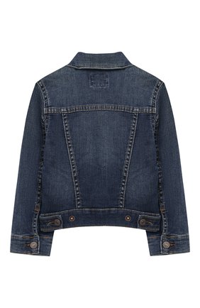 Детская джинсовая куртка POLO RALPH LAUREN синего цвета по цене 8995 руб., арт. 311698662 | Фото 2 Детская джинсовая куртка POLO RALPH LAUREN синего цвета, арт. 311698662 | Фото 2